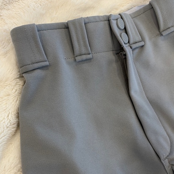 Rawlings Gray baseball Pants - like new - Picture 2 of 5